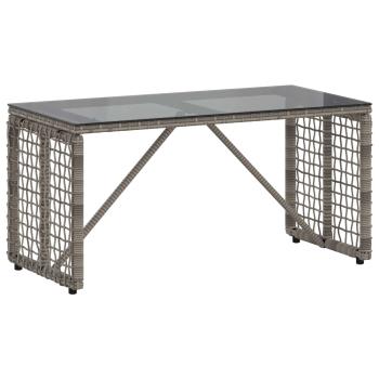 Tisch für Outdoor Grau und Schwarz 80 x 40 x 40 cm