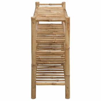Schuhregal 68 x 28 x 63 cm Bambus Natur