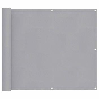Balkonsichtschutz Hellgrau 100 x 300 cm Oxford-Stoff
