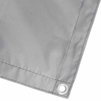Balkonsichtschutz Hellgrau 100 x 300 cm Oxford-Stoff