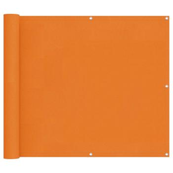 Balkonsichtschutz 100 x 800 cm Oxford-Stoff Rechteckig Orange