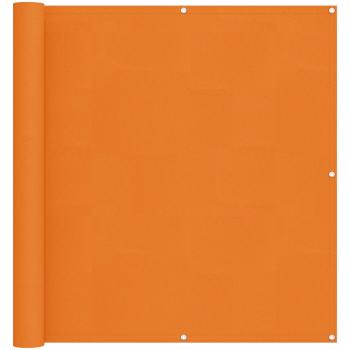 Balkonsichtschutz 110 x 500 cm Oxford-Stoff Rechteckig Orange