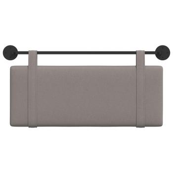 Hängendes Kopfteil Taupe Stoff