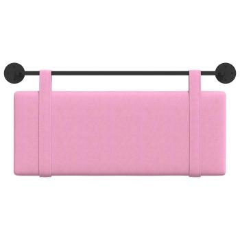 Hängendes Kopfteil Rosa Stoff