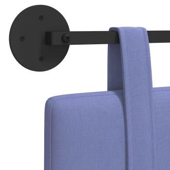 Hängendes Kopfteil Jeans blau Stoff