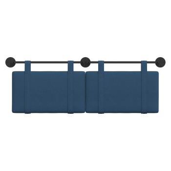 Hängendes Kopfteil Blau Stoff