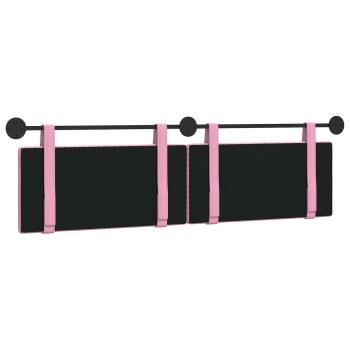Hängendes Kopfteil Rosa Stoff