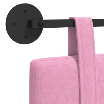 Hängendes Kopfteil Rosa Stoff