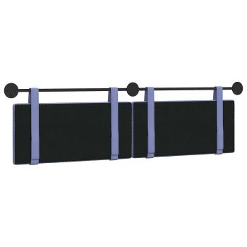 Hängendes Kopfteil Jeans blau Stoff