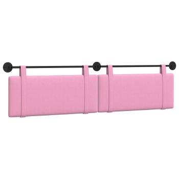 Hängendes Kopfteil Rosa Stoff