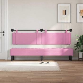 Hängendes Kopfteil Rosa Stoff