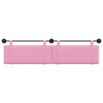 Hängendes Kopfteil Rosa Stoff