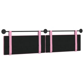 Hängendes Kopfteil Rosa Stoff