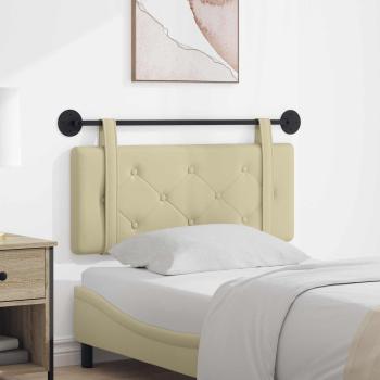 ARDEBO.de - Hängendes Kopfteil Creme Kunstleder