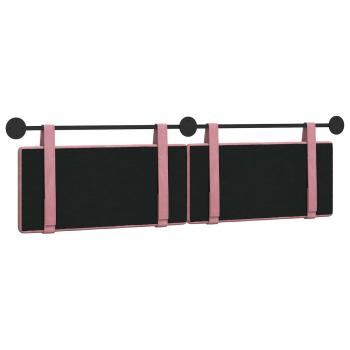 Hängendes Kopfteil Rosa Samt