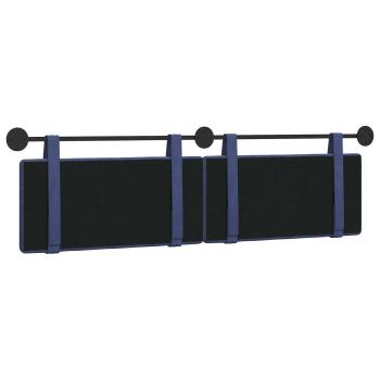 Hängendes Kopfteil Polizeiblau Samt