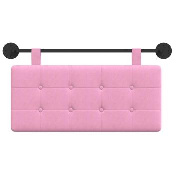 Hängendes Kopfteil Rosa Stoff