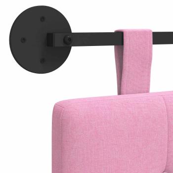 Hängendes Kopfteil Rosa Stoff