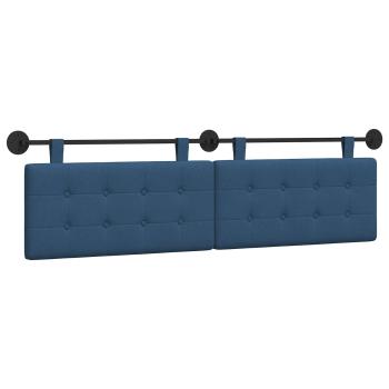 Hängendes Kopfteil Blau Stoff