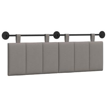Hängendes Kopfteil Taupe Stoff