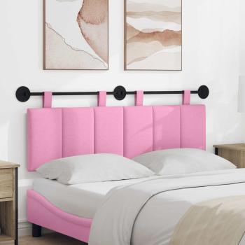 ARDEBO.de - Hängendes Kopfteil Rosa Stoff