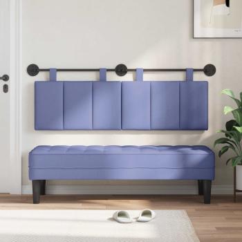 Hängendes Kopfteil Jeans blau Stoff