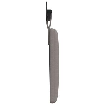 Hängendes Kopfteil Taupe Stoff
