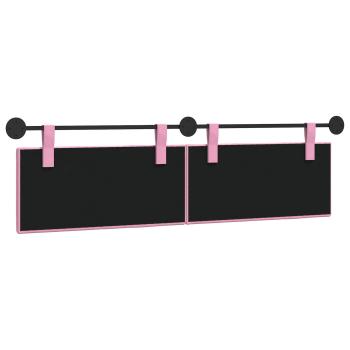 Hängendes Kopfteil Rosa Stoff