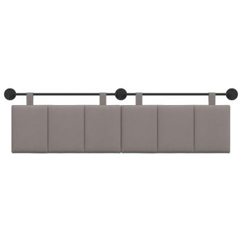 Hängendes Kopfteil Taupe Stoff
