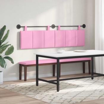 Hängendes Kopfteil Rosa Stoff