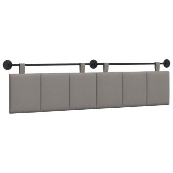 Hängendes Kopfteil Taupe Stoff