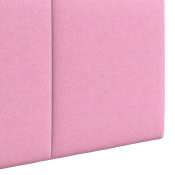 Hängendes Kopfteil Rosa Stoff