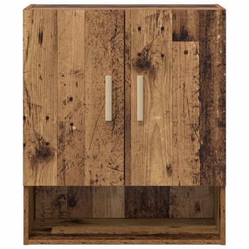 Wandschrank 60 x 31 x 70 cm Holzwerkstoff Altholz