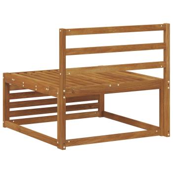 Outdoor Mittelsofa Massivholz Akazie Natur 79 x 83 x 73 cm