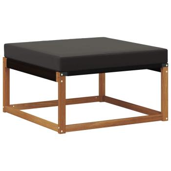 Outdoor-Fußhocker Massivholz Akazie Natur