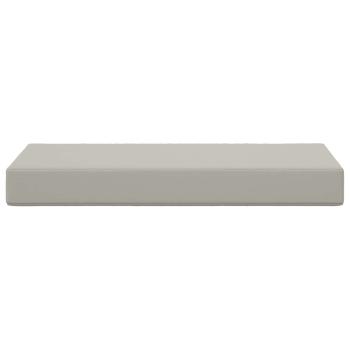 Sitzkissen für Outdoor Grau 80 x 40 x 8 cm 100 % Polyester