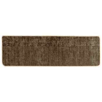 Teppichläufer MARSA Waldgrün 80 x 250 cm Polyester und PVC