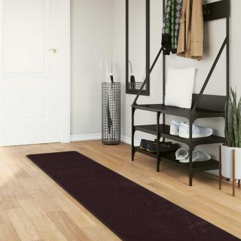 ARDEBO.de - Teppichläufer MARSA Anthrazit 50 x 350 cm Polyester und PVC
