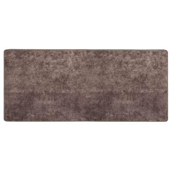 Teppichläufer MARSA Grau 80 x 200 cm Polyester und PVC