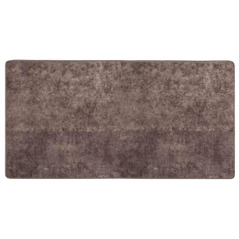 Teppichläufer MARSA Grau 100 x 200 cm Polyester und PVC