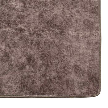 Teppichläufer MARSA Grau 100 x 450 cm Polyester und PVC