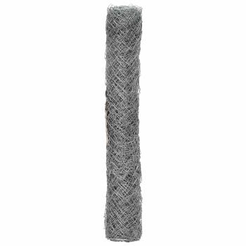 Maschendrahtzaun 2 x 20 m Glas Verzinkt
