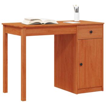 Schreibtisch Wachsbraun 100 x 50 x 74 cm Massives Kiefernholz