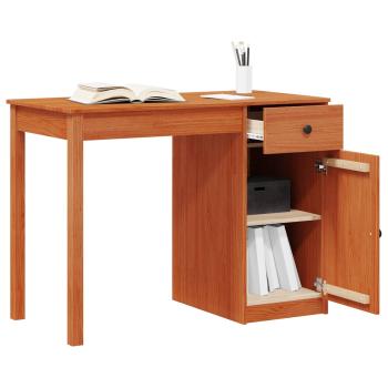 Schreibtisch Wachsbraun 100 x 50 x 74 cm Massives Kiefernholz