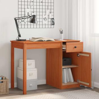 Schreibtisch Wachsbraun 100 x 50 x 74 cm Massives Kiefernholz