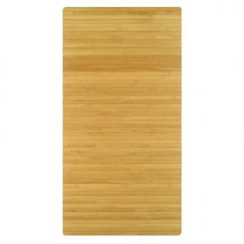 ARDEBO.de - Kleine Wolke Badteppich Bambus 50 x 80 cm Braun