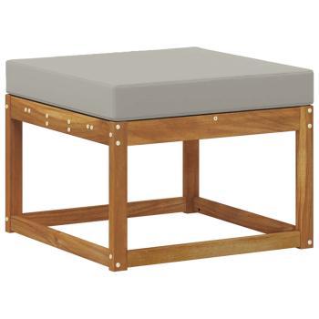 Outdoor-Fußhocker Massivholz Akazie Natur