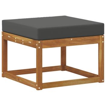 Outdoor-Fußhocker Massivholz Akazie Natur