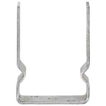 Pfostenträger 6 Stk. Silbern 10×6×15 cm Verzinkter Stahl