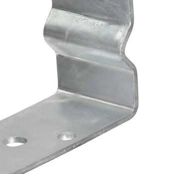 Zaunanker 12 Stück Silber 10x6x15 cm Verzinkter Stahl